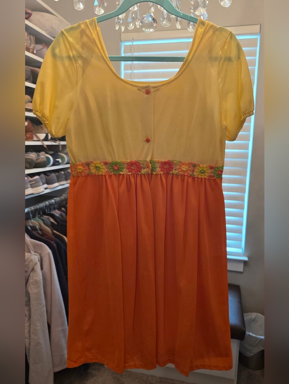 Vintage 1970s Nightgown Set - Robe And Gown - Sears